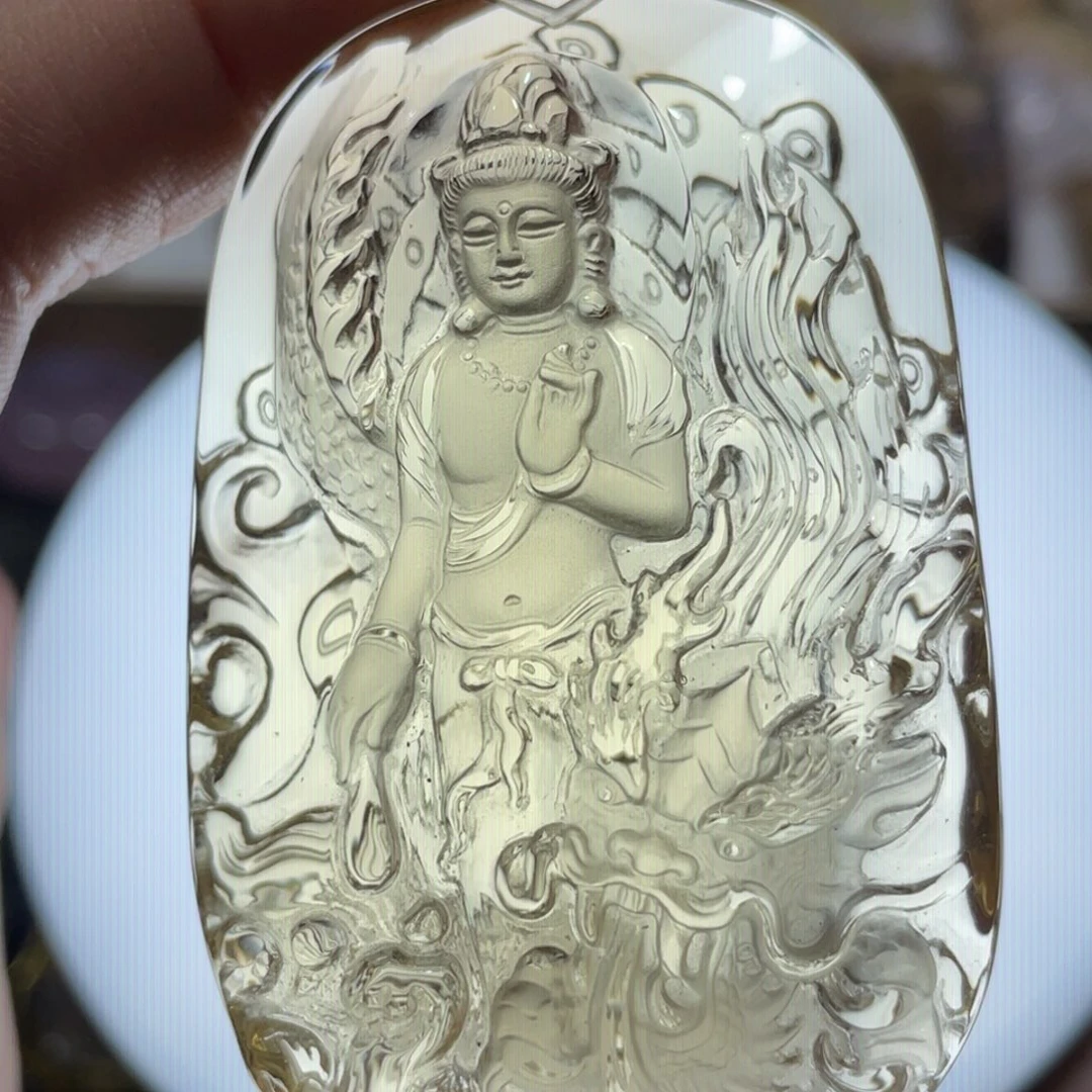 水晶颈饰未镶嵌定制