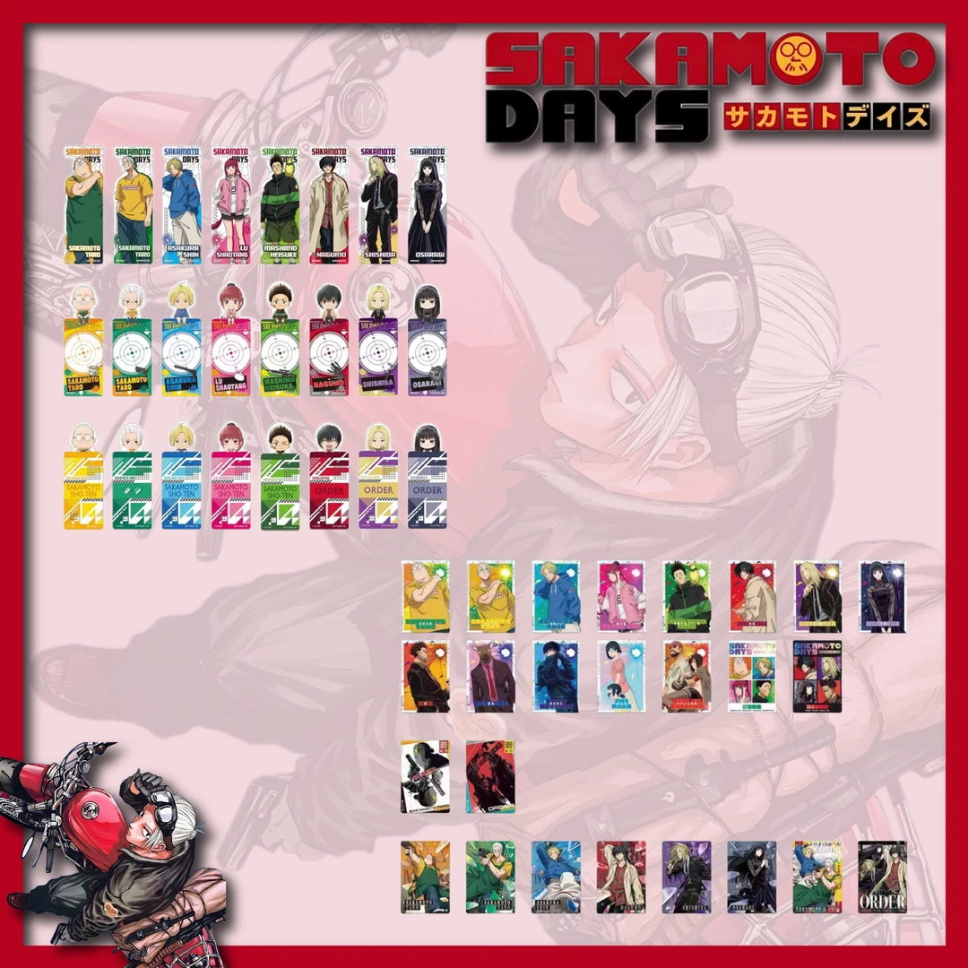 [坂本日常] 食玩卡2弹/书签 许愿无限叠 默认代拆 禁止未成年购买