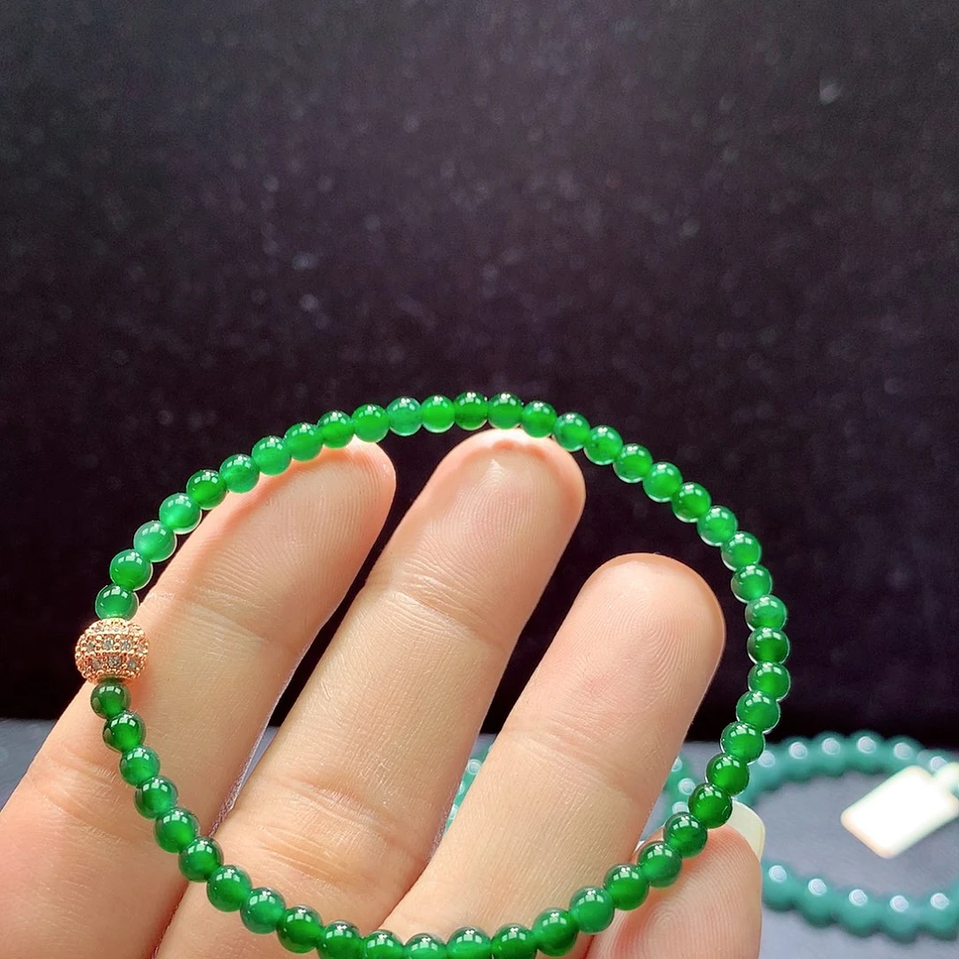 翡翠手链未镶嵌手链