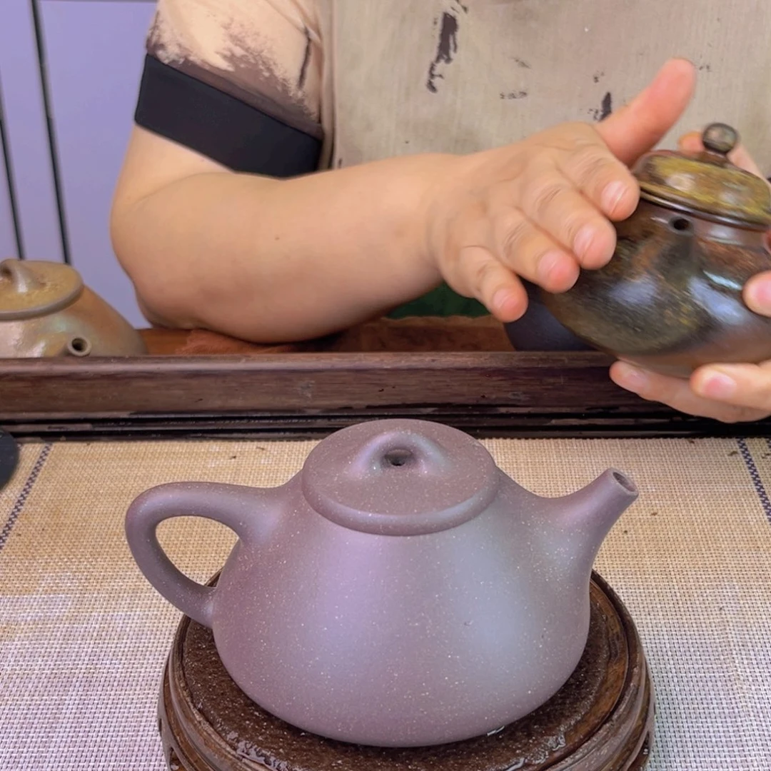 茶壶紫砂宜兴紫砂大水谭天青240cc