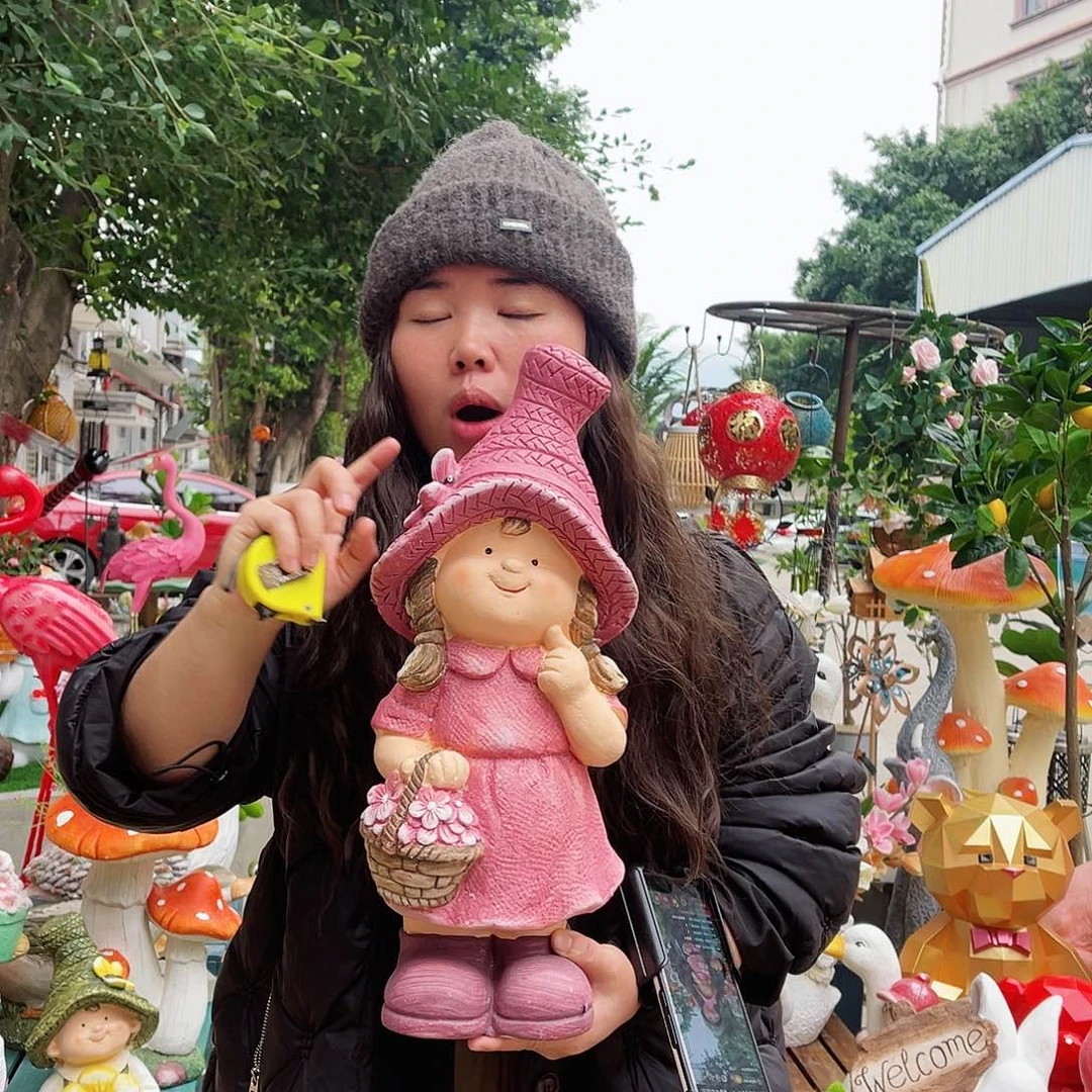 【闪购商品】无铅玻璃花园摆件&000&