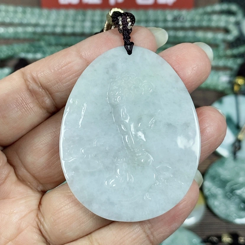 【闪购商品】翡翠颈饰未镶嵌玉吊坠翡翠玉佛观天下
