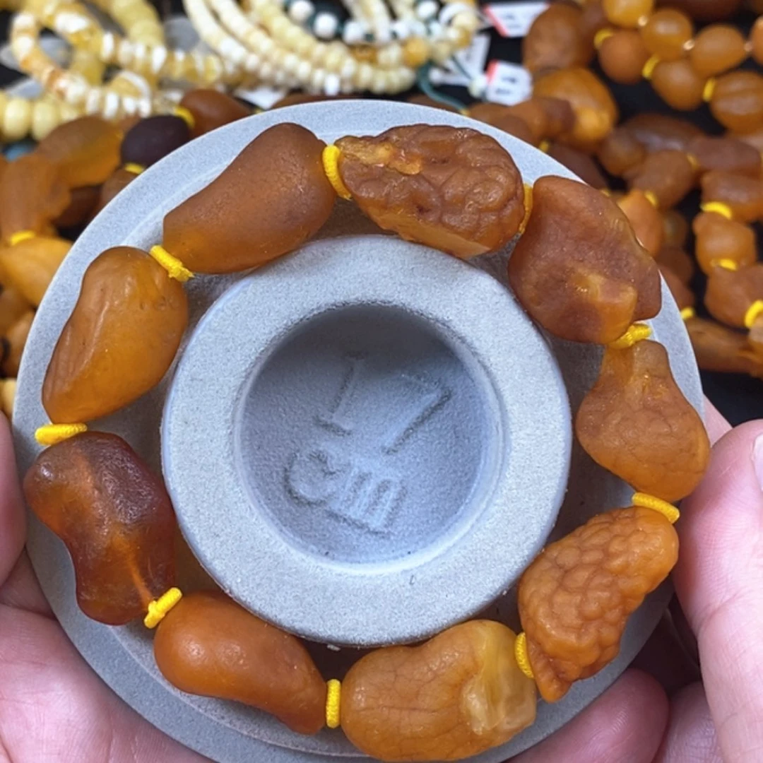 琥珀珠宝奇石未镶嵌天然的海漂籽