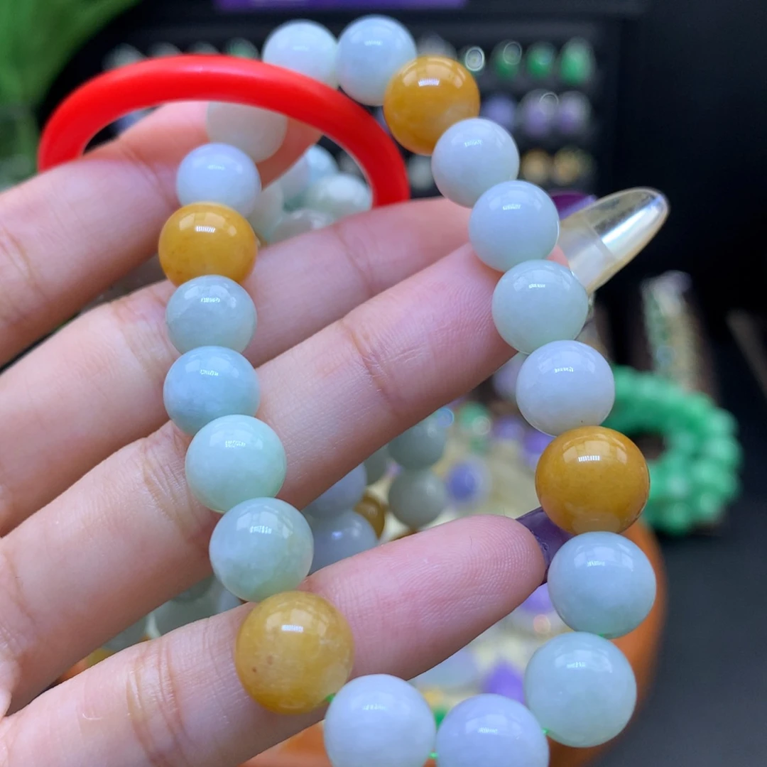 翡翠未镶嵌颈饰天然