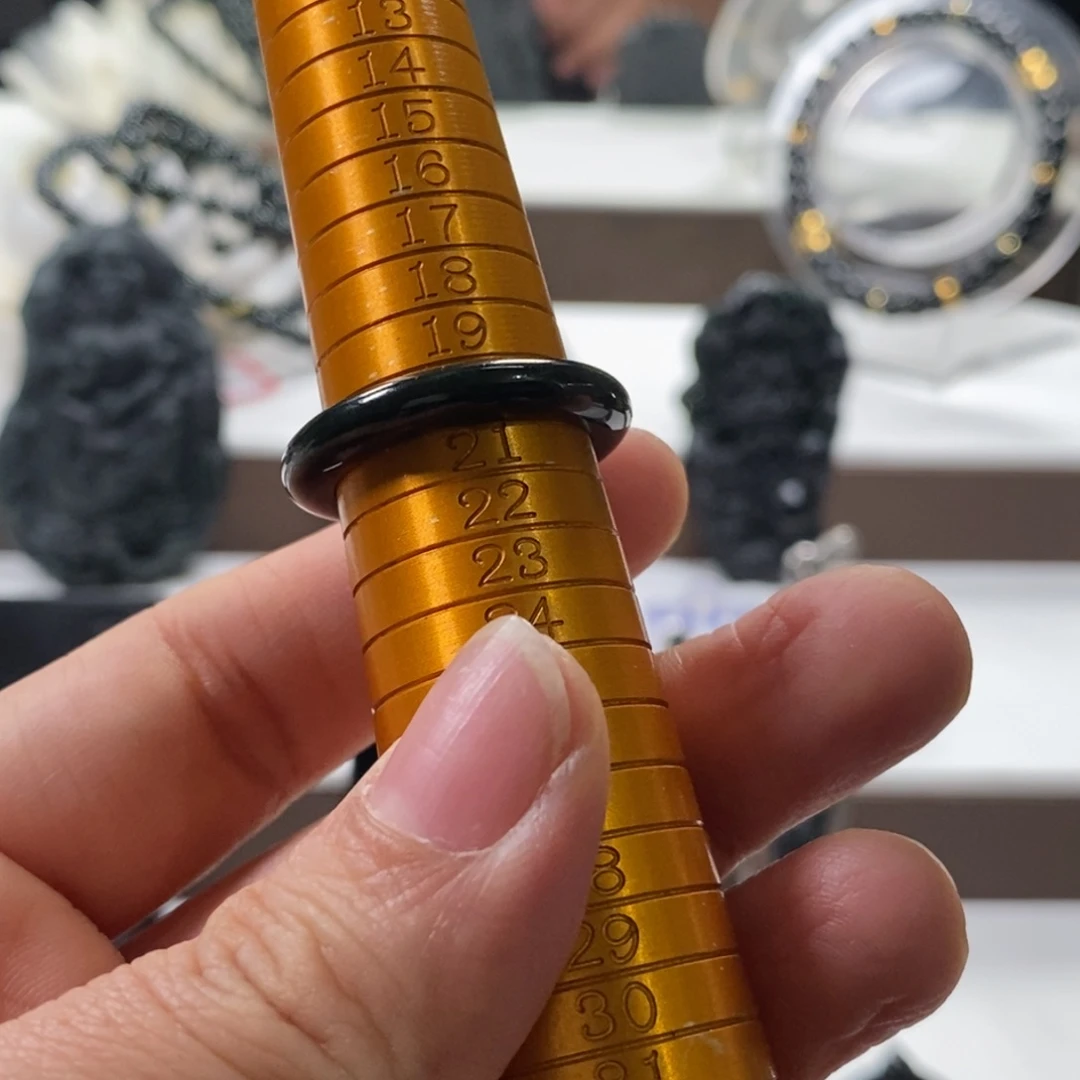 定制翡翠未镶嵌戒圈天然a货墨翠