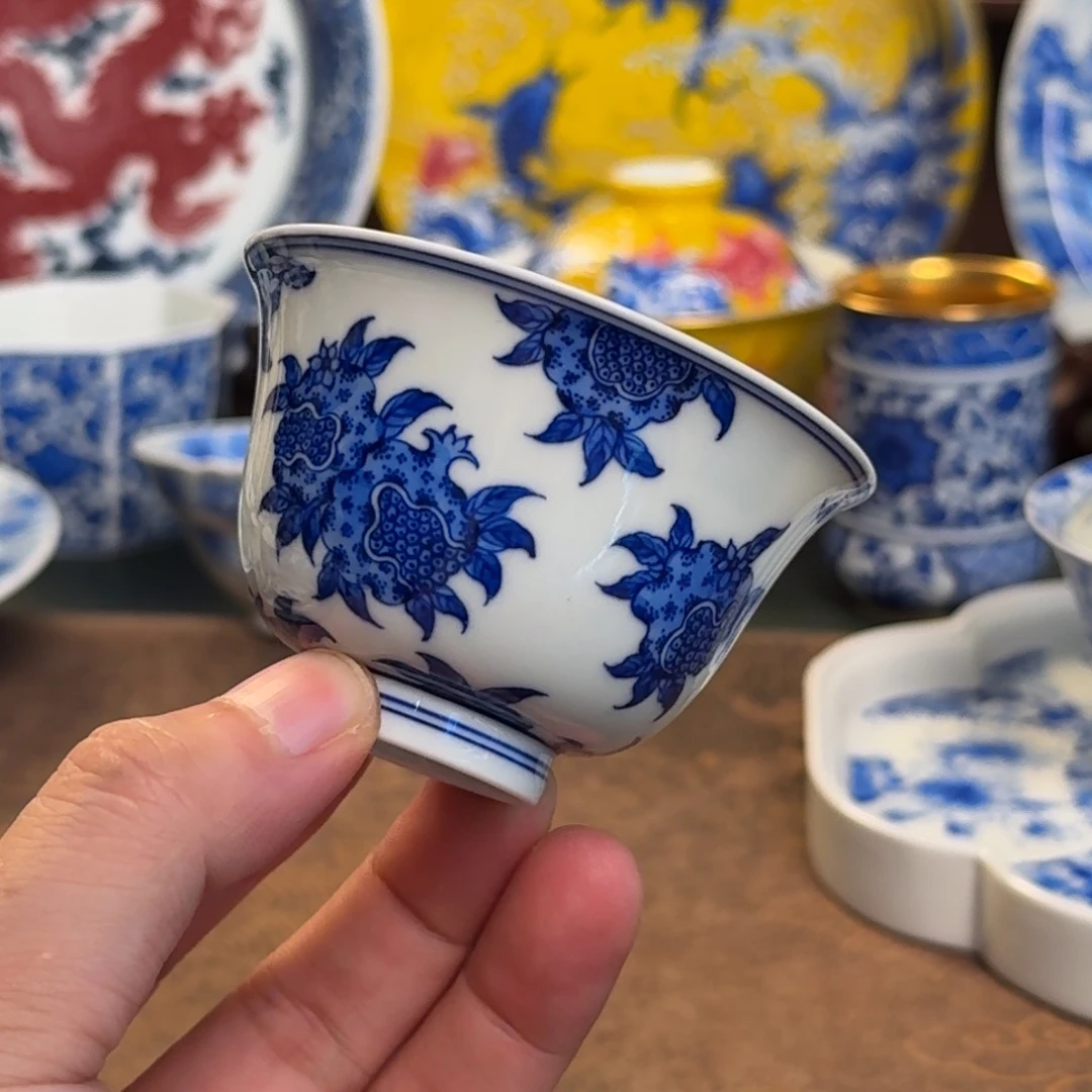 纯手工手绘陶瓷茶具