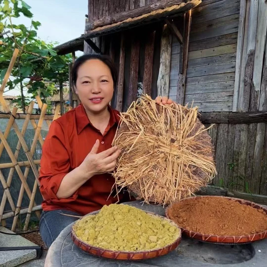 广西农家正宗茶麸粉  传统压榨茶枯粉  草本养护洗头颗粒家用
