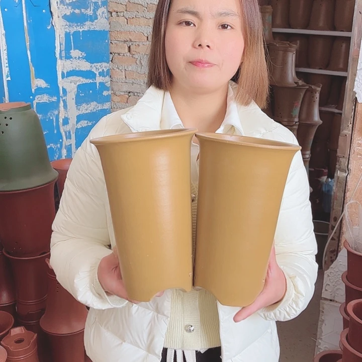 紫砂宜兴紫砂花盆