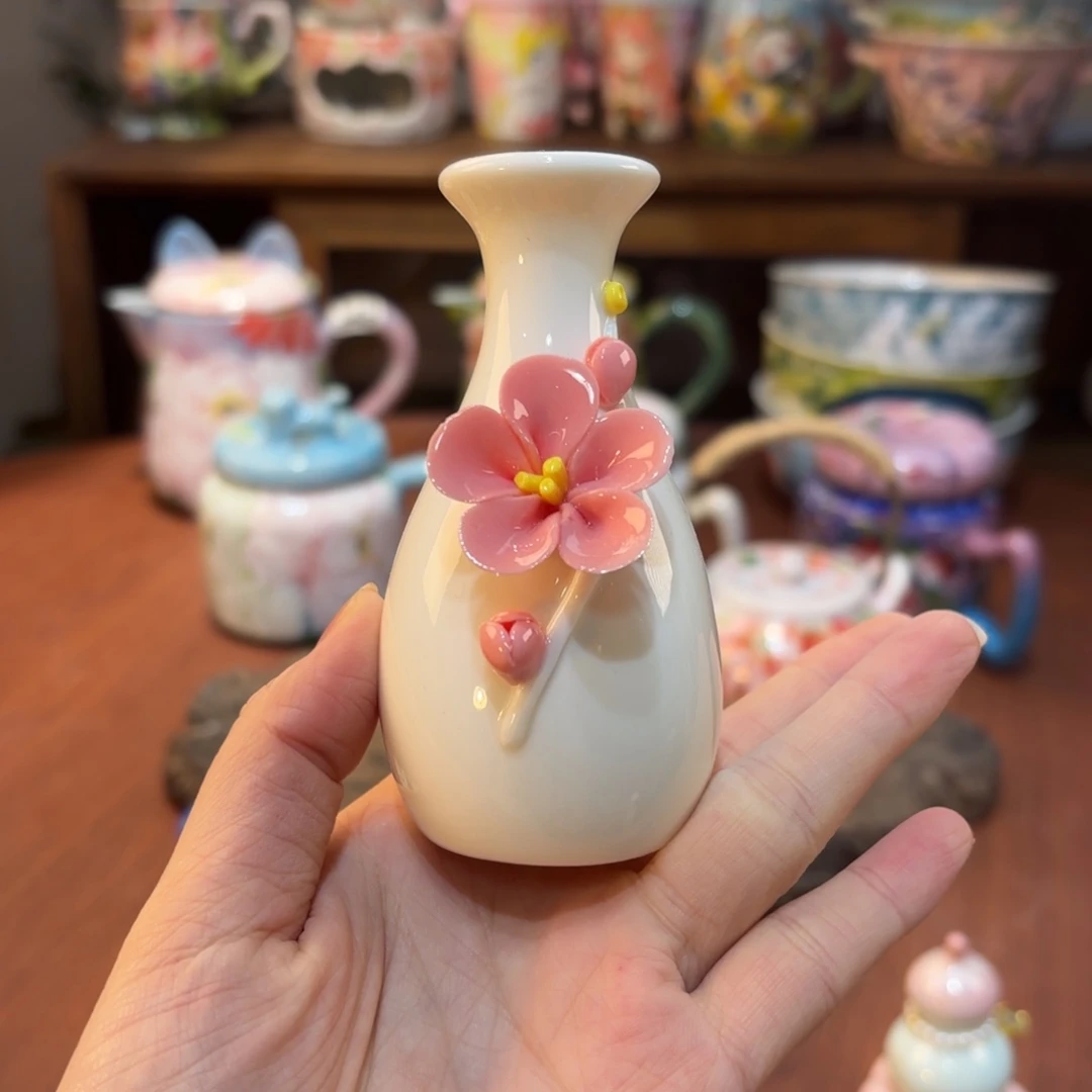 景德镇手绘高温釉下彩陶瓷茶具