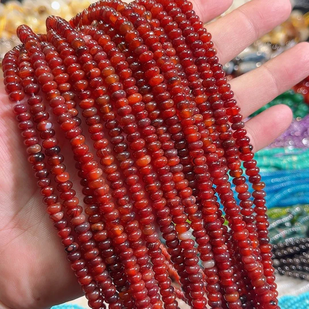 玛瑙/玉髓合金珠宝半成品梦幻玛瑙一条6mm