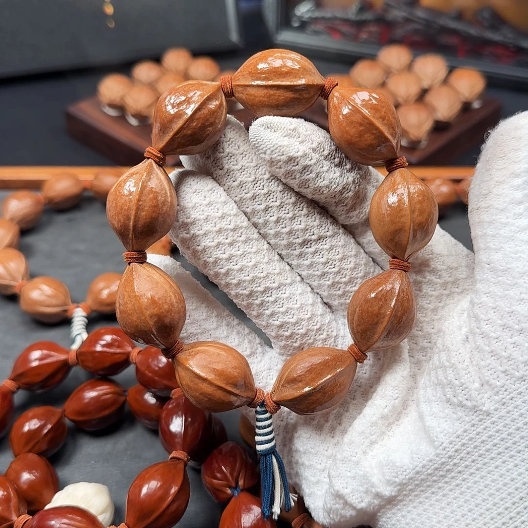 2.0*2.9大尺寸原生态梅林铁核手串主推款