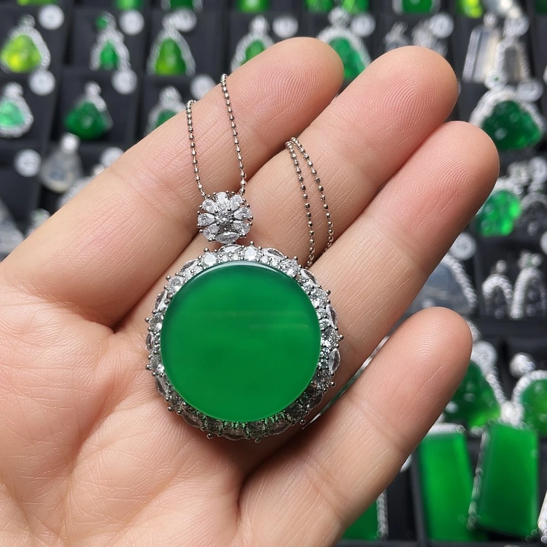 玛瑙/玉髓合金颈饰