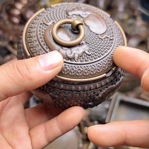 铜制文玩把玩物件