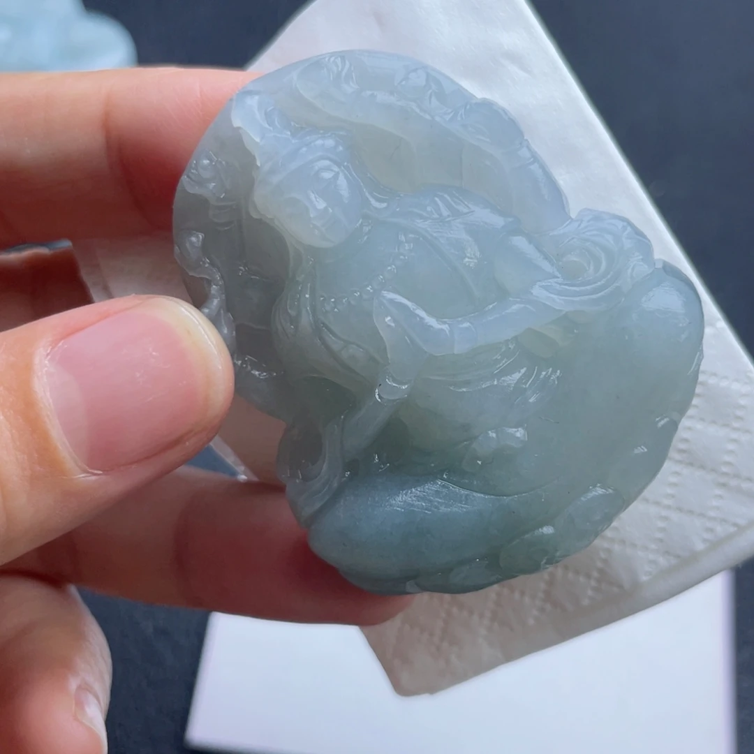 定制翡翠未镶嵌翡翠吊坠