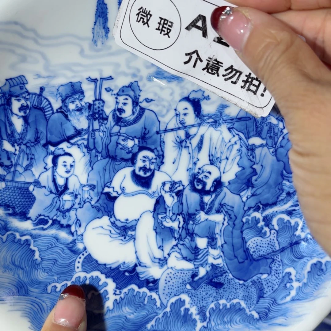 杯凌*志全手工全手绘陶瓷