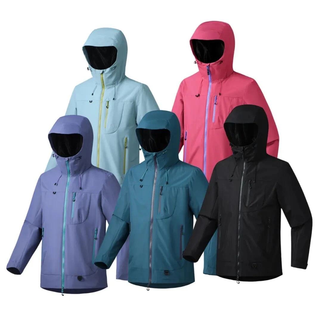 秋款男女情侣款户外休闲防风防水连帽风衣夹克外套25636