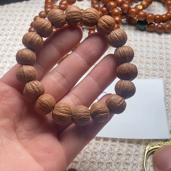 猴头核桃吊坠南瓜手串