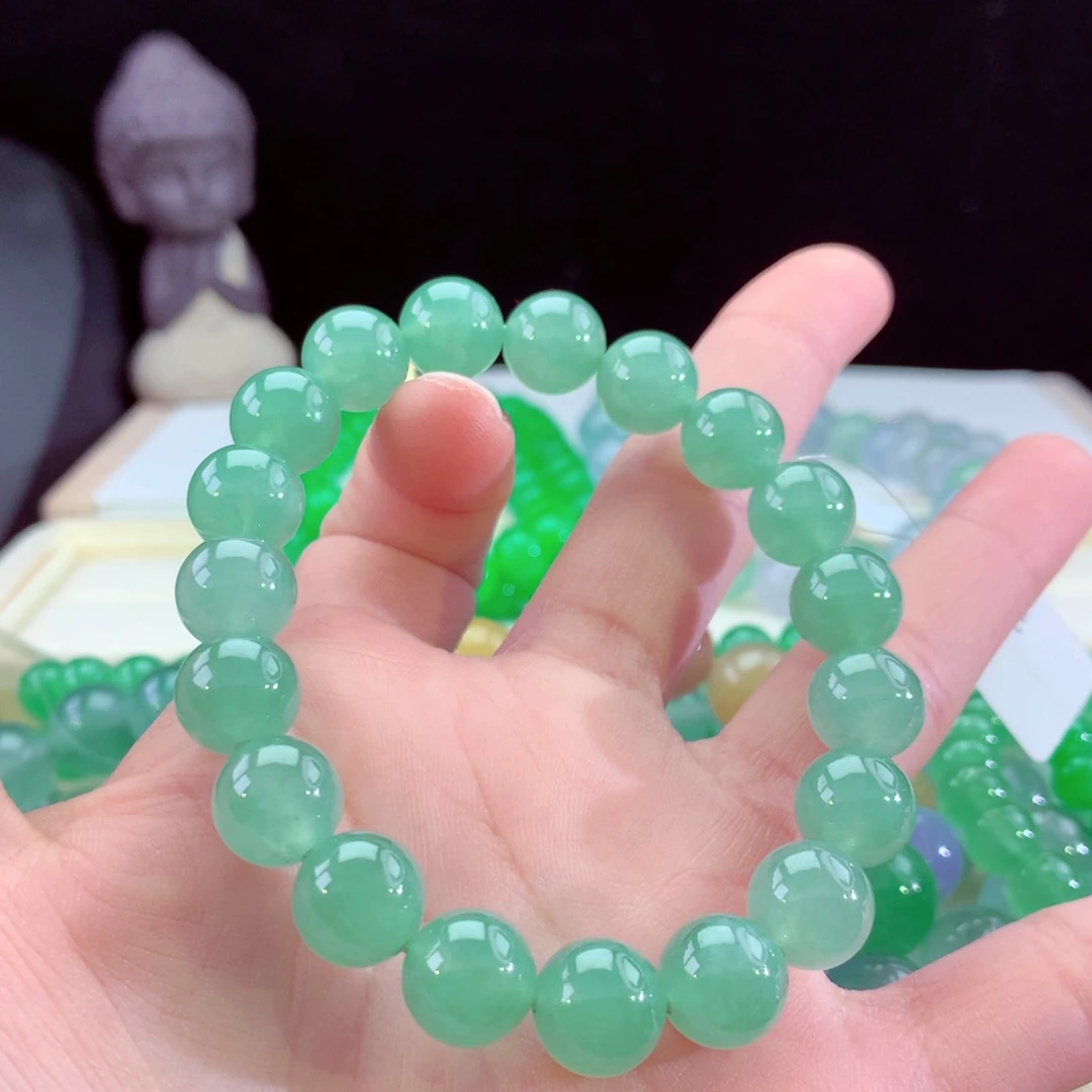 翡翠手链未镶嵌卡10