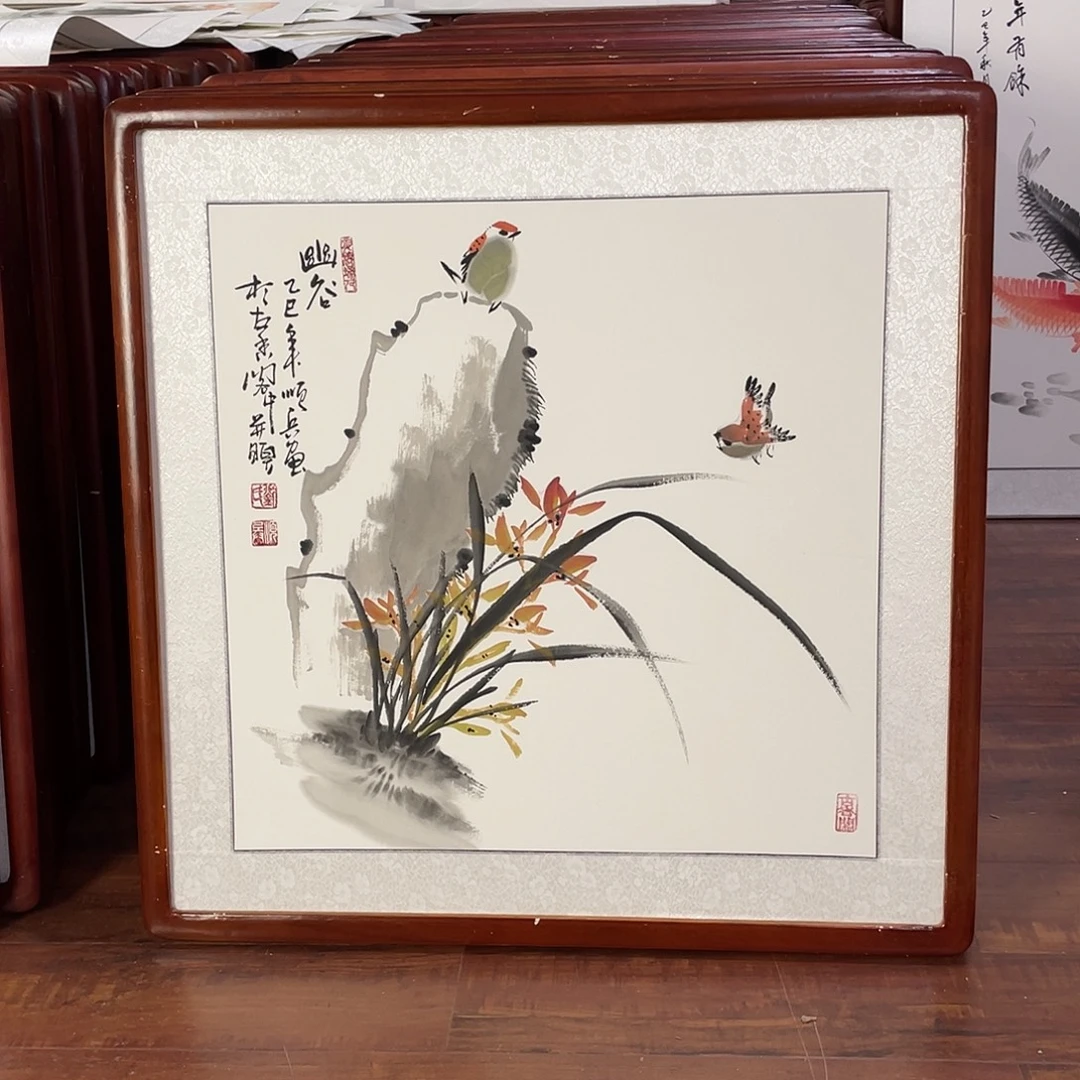 国画带框尺寸63*63厘米