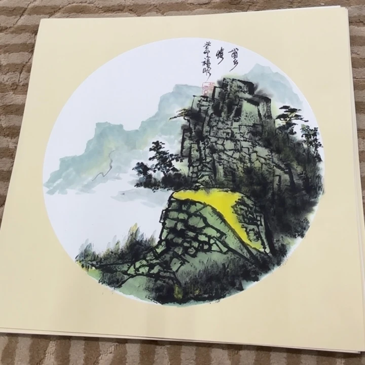 国画花鸟的翅膀和羽毛的