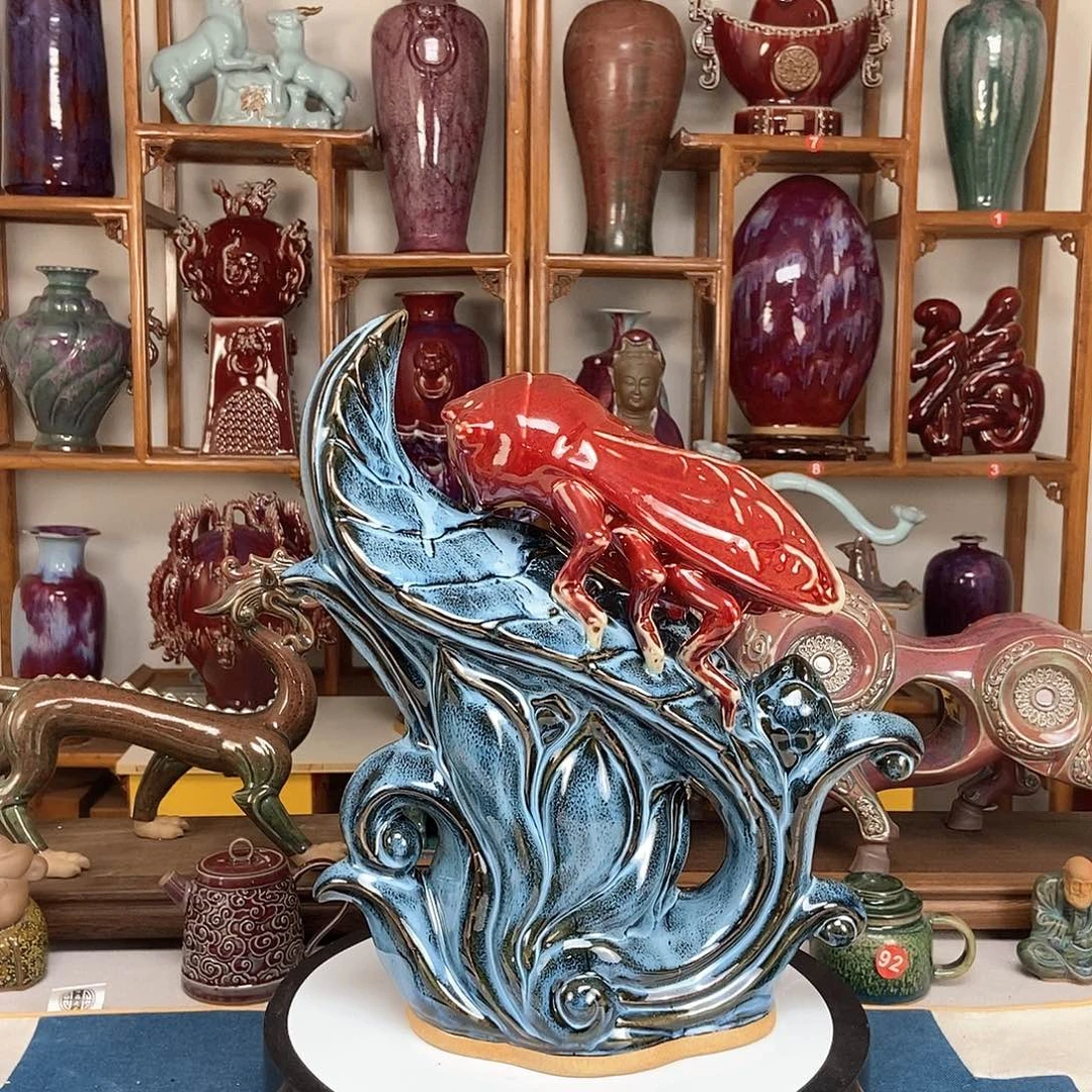 摆件五大名窑钧瓷018