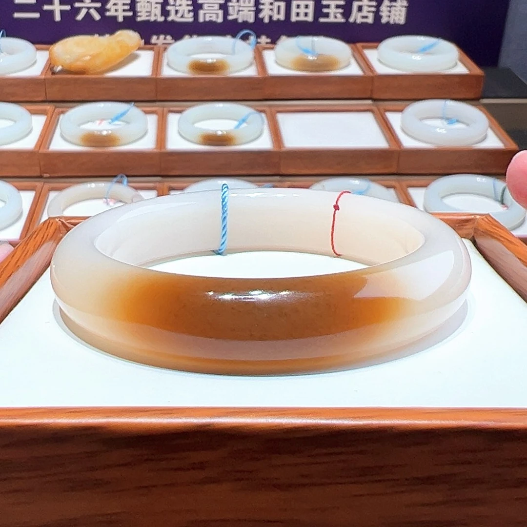 和田玉手镯 52 53未镶嵌