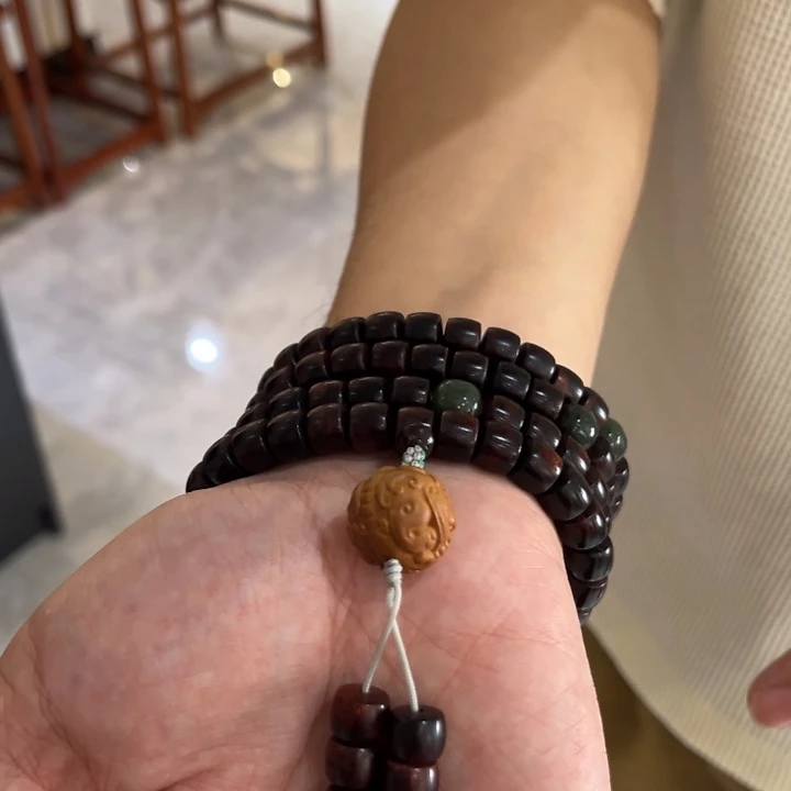 手串/手链黄花梨/降香黄檀海南黄花梨霸王岭9*7*108