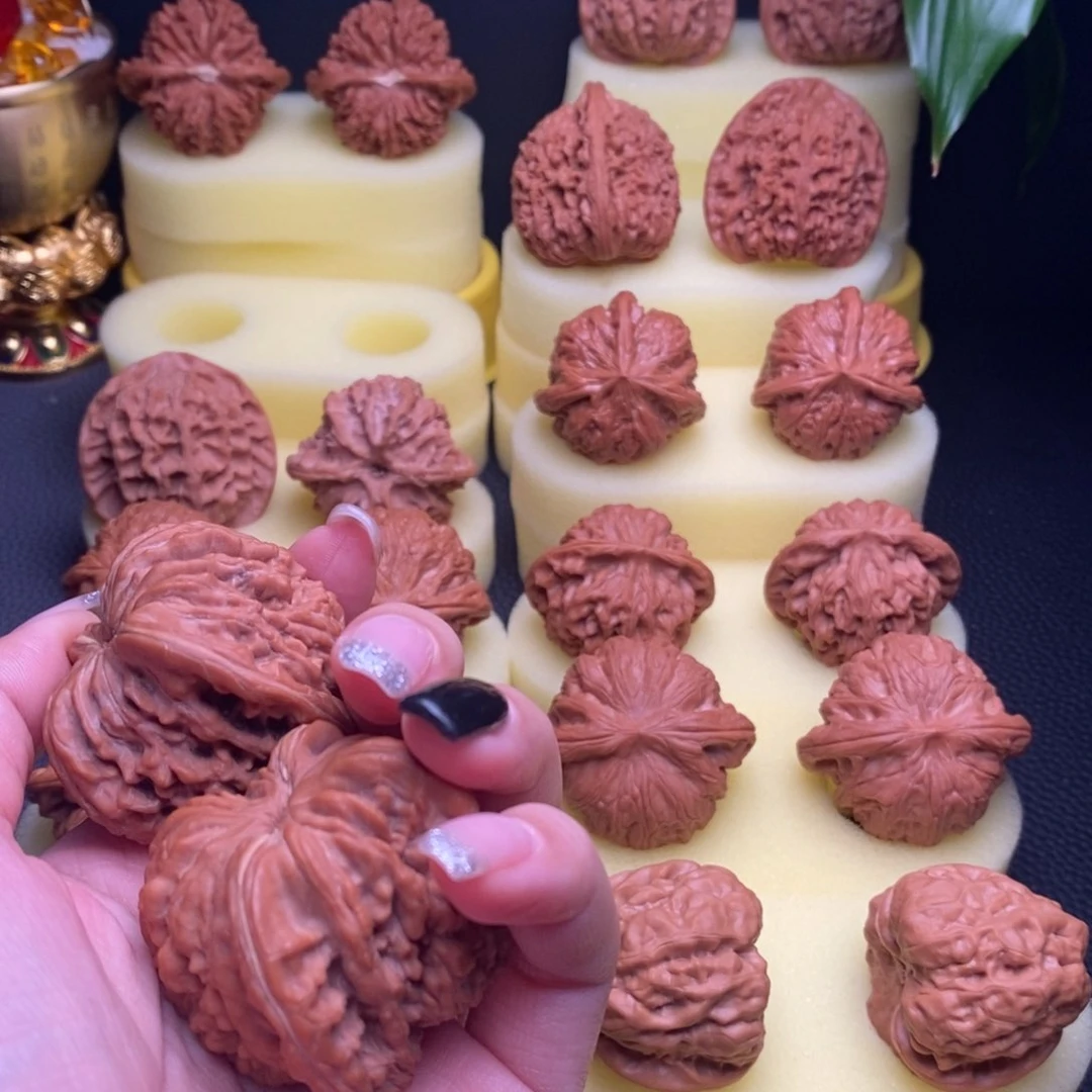 把件文玩核桃星****，拱桥底四座楼46尺菊花大底