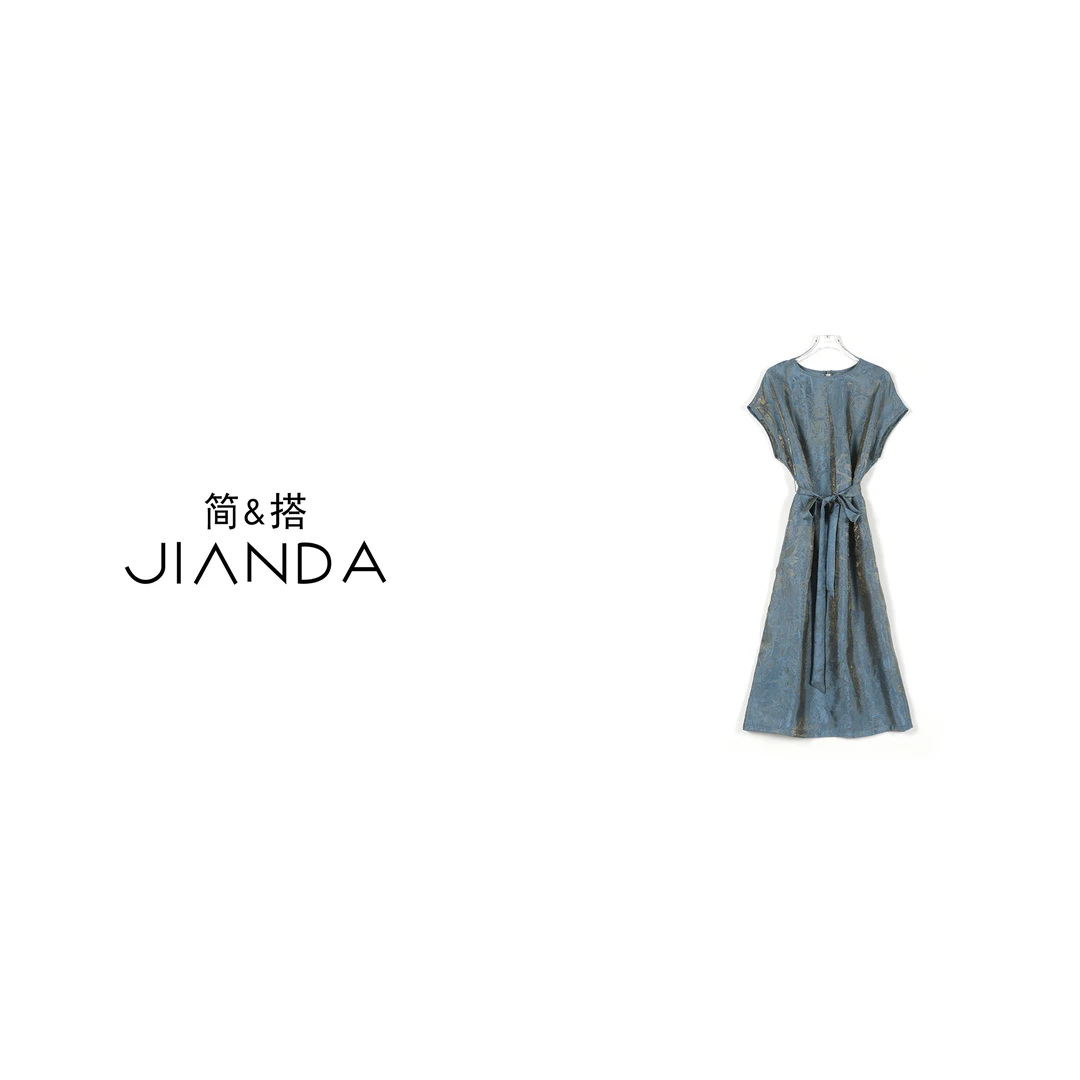 简&搭【千屿Sheila】“玉玲珑”金丝连衣裙252-LYQ/0705-1307050