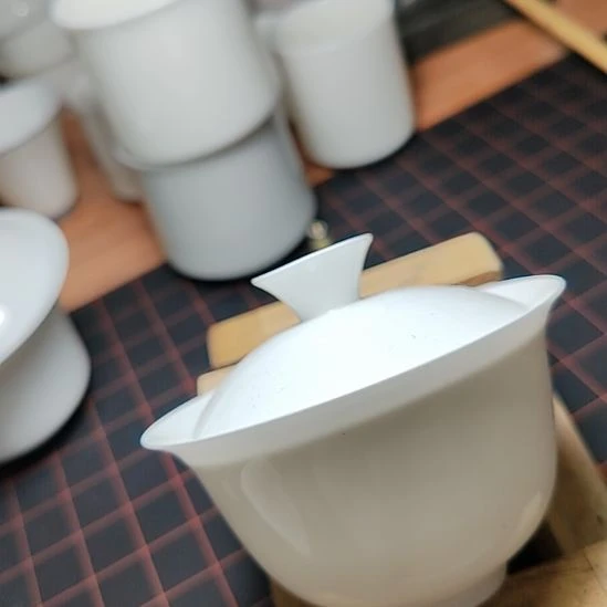 应***住骨瓷薄胎盖碗文字定制
