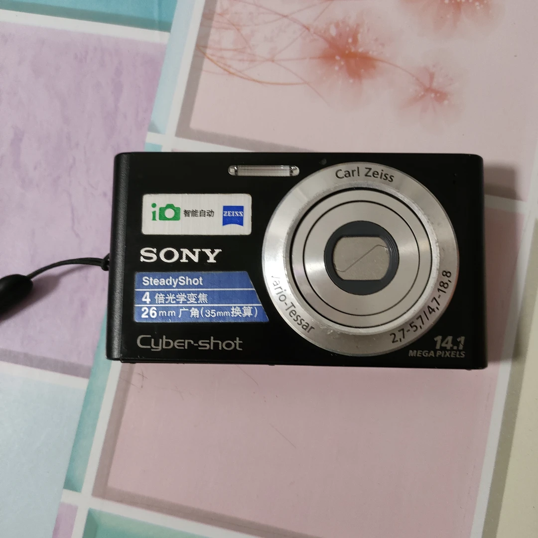 95新 Sony/索尼 w320 1410万像素4倍光变配件齐全No退换
