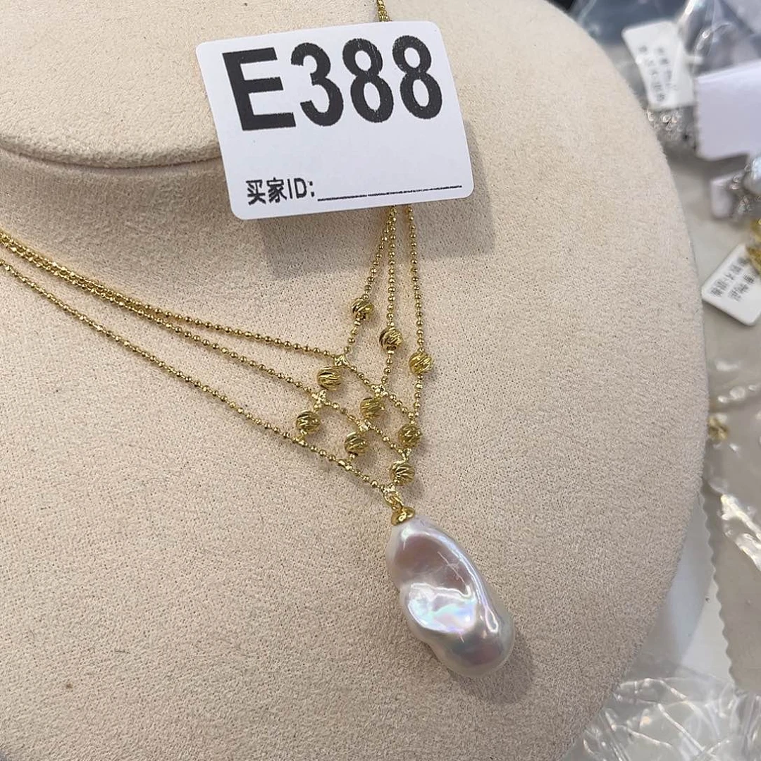 合金淡水珍珠耳饰