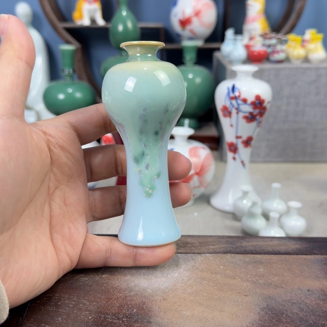 陶瓷手工小花器摆件