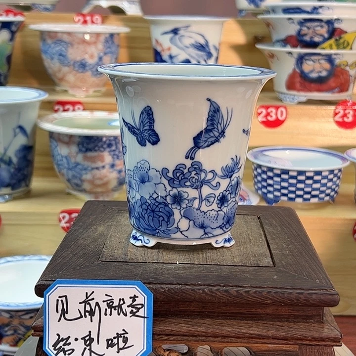 手工手绘陶瓷内口7高9