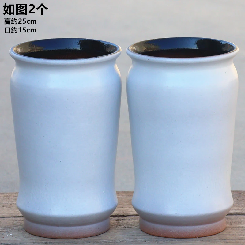 三角梅盆粗陶九尾狐特大号陶罐多肉植物绿植粗陶家用盆237