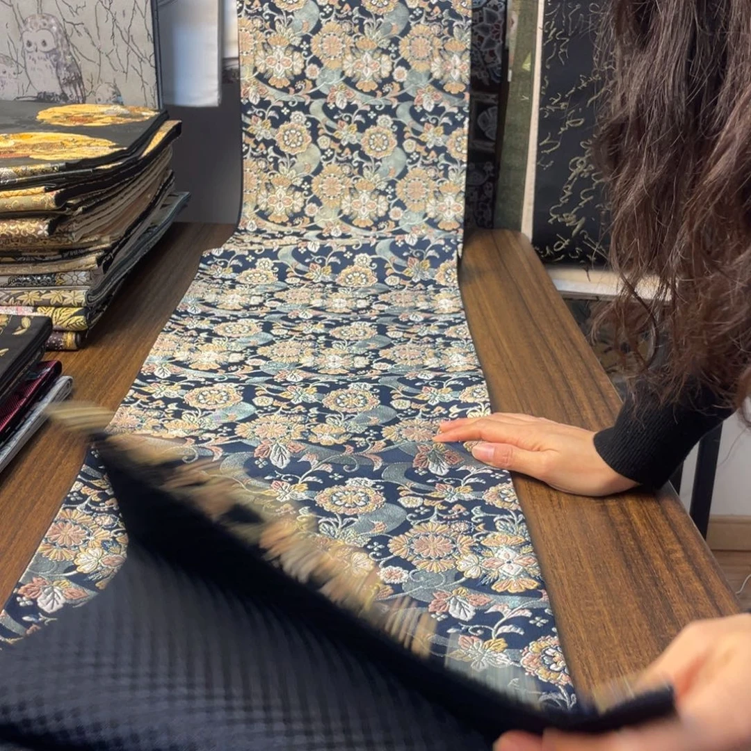 织绣唐锦西阵织桌旗带子