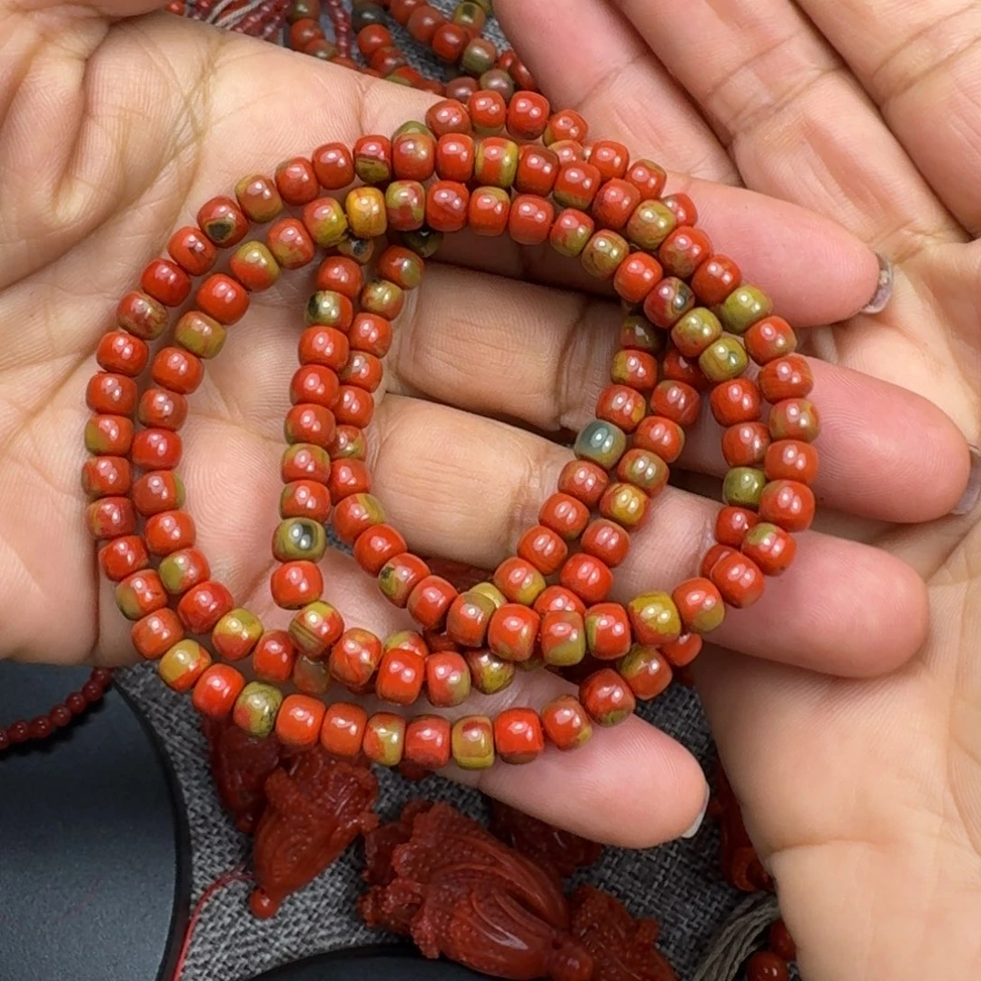 南红玛瑙未镶嵌手链