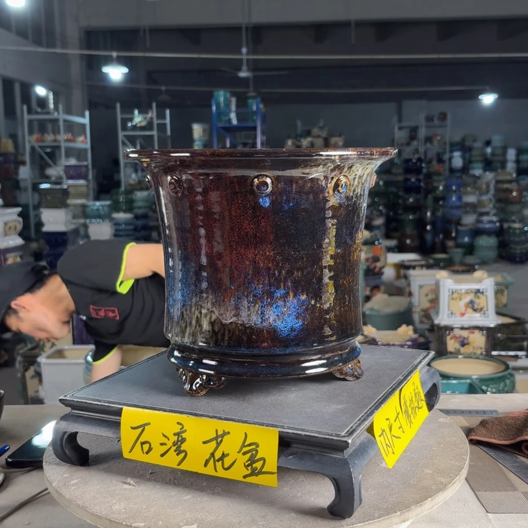 一风堂石湾花盆 内22*20