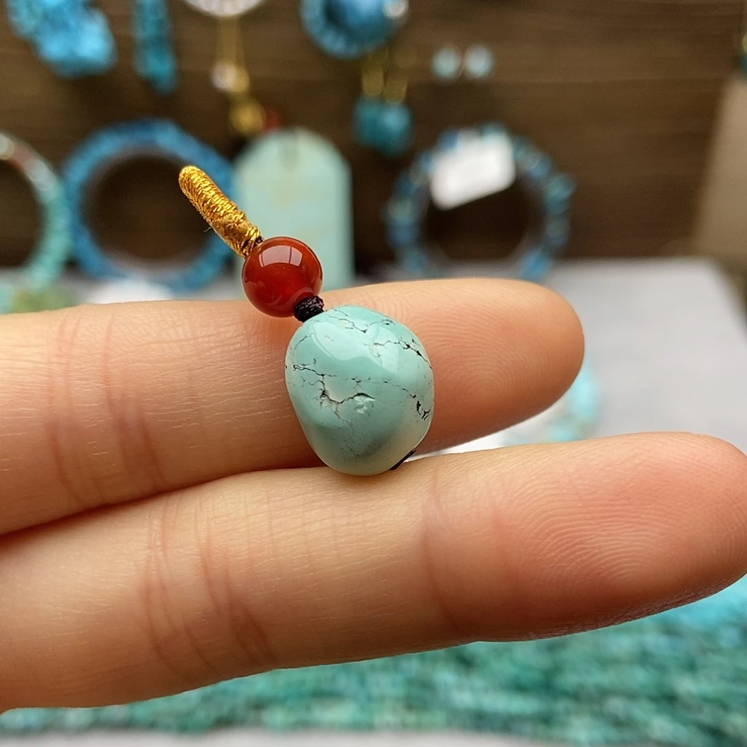 南红玛瑙未镶嵌瓷釉级提溜