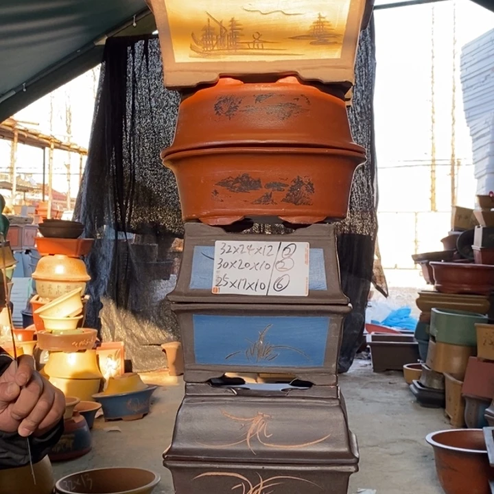 紫砂花盆紫砂紫砂