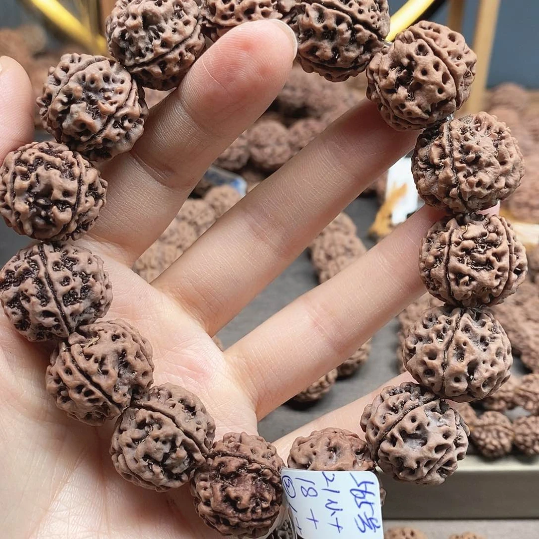 金刚菩提手串李*21mm蜂窝双龙565#