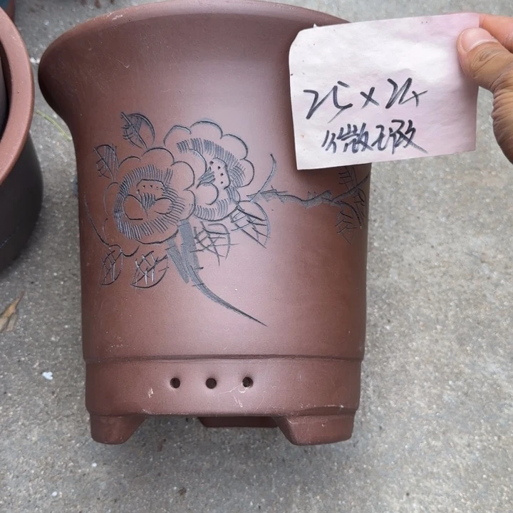 紫砂花盆特价秒杀