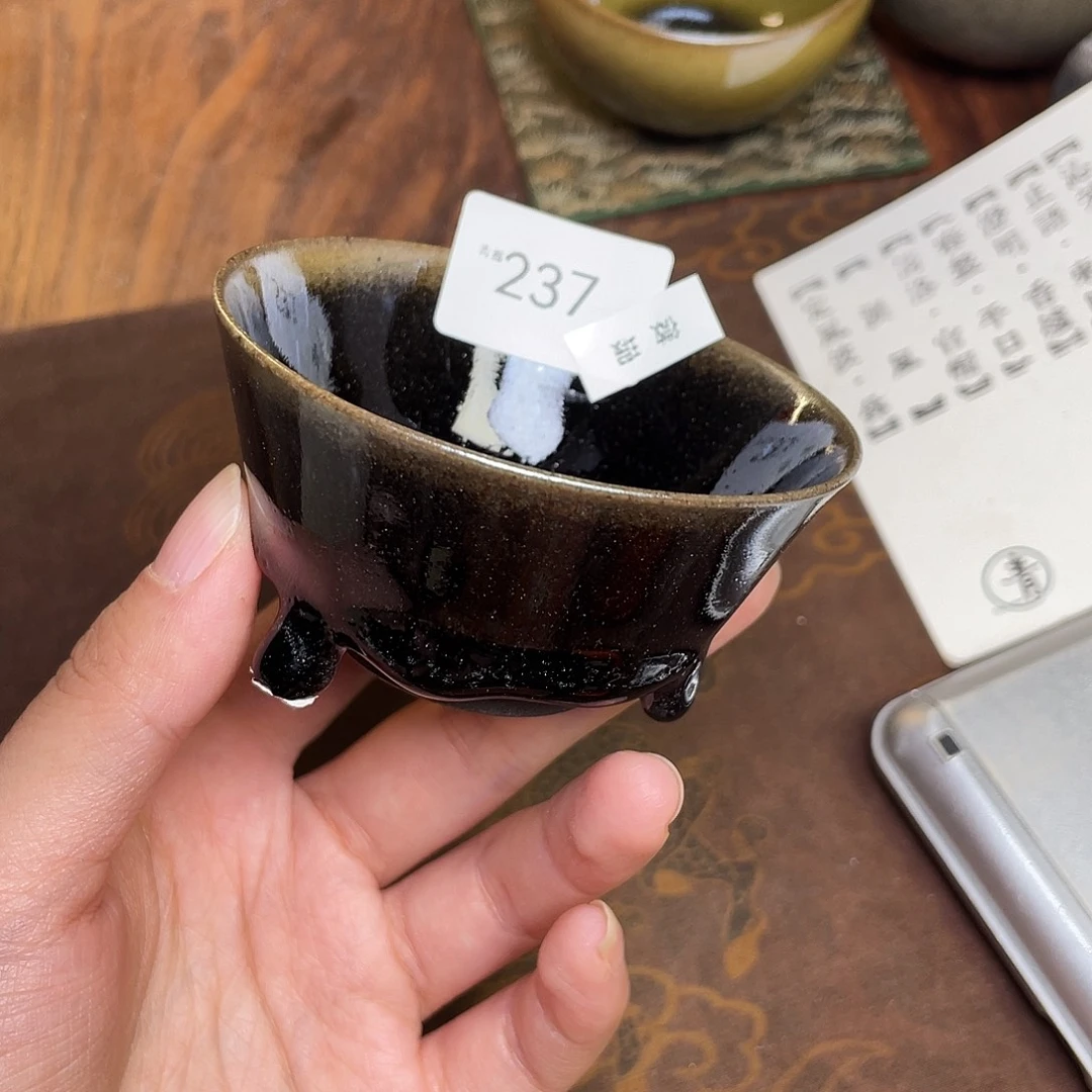 茶盏237 福临号建盏薄胎微瑕