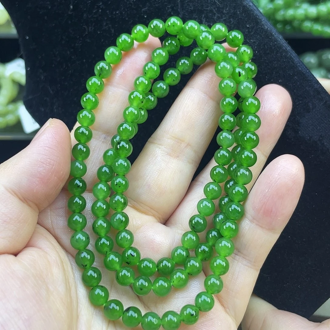 和田玉（碧玉）未镶嵌手链