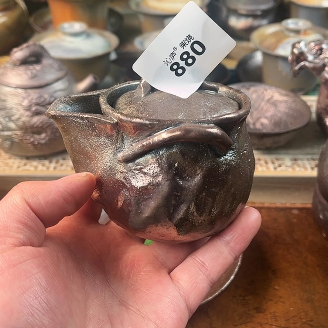 【闪购商品】沁庐柴窑古法柴烧手工茶具