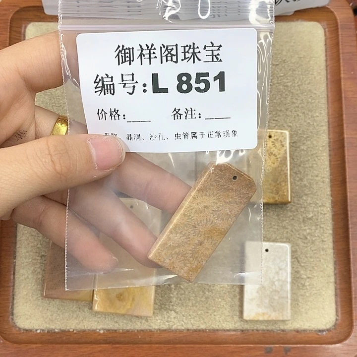 硅化珊瑚（珊瑚玉）颈饰未镶嵌玉**遇