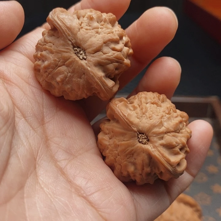 把件文玩核桃小金鱼34尺