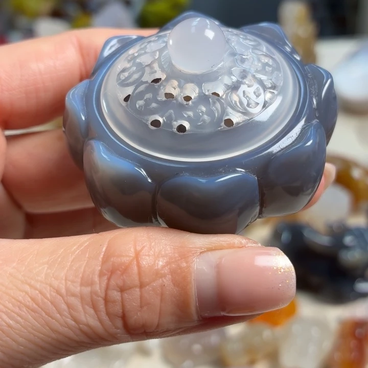 玛瑙/玉髓未镶嵌吊坠(不含链)