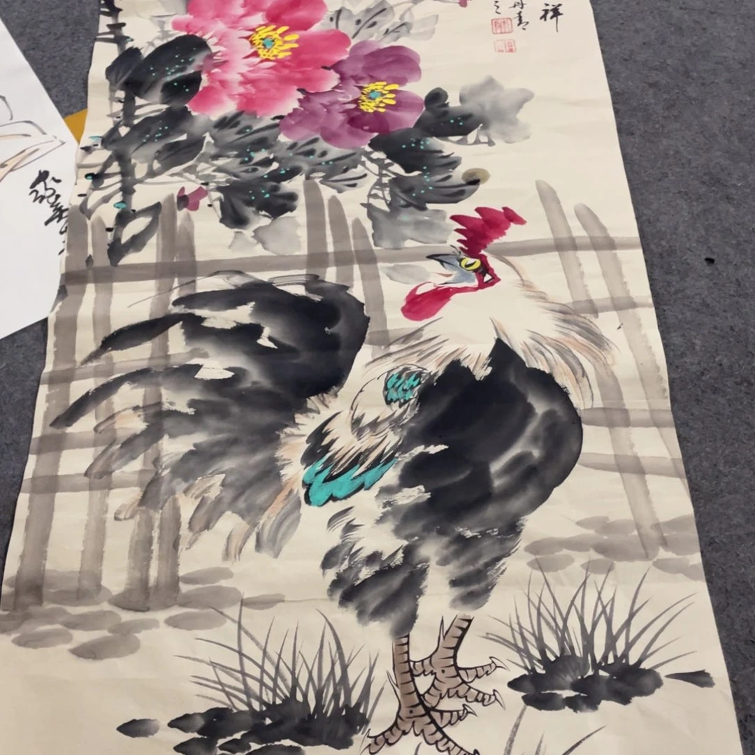 年画画创作等活动中的工作