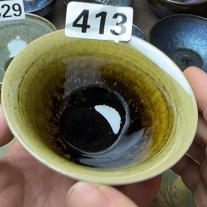 茶盏龙窑柴烧全手工制作主人杯